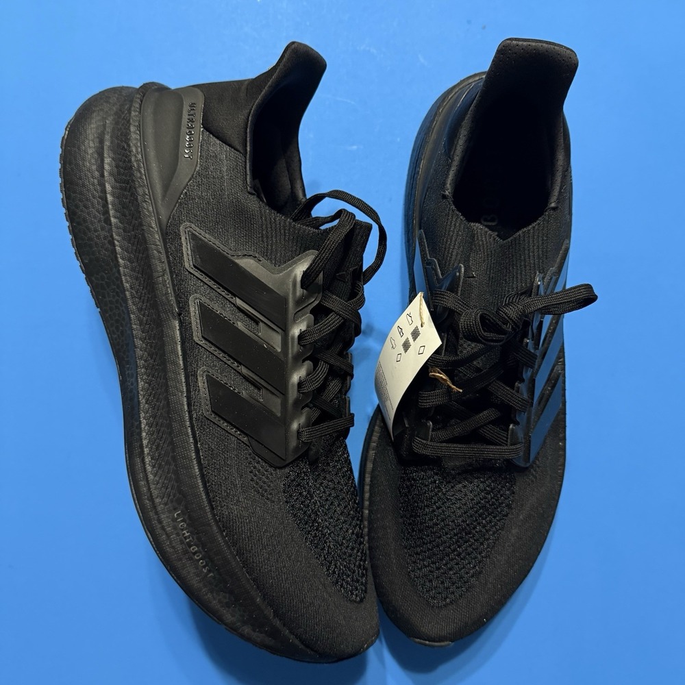 New Adidas UltraBoost 5 Triple Comfort Black Running Shoes ID8812 Mens Size 13